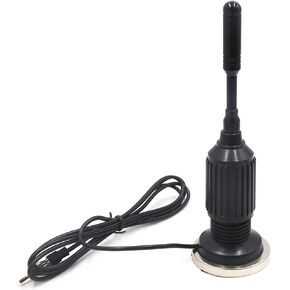 uxcell Black Universal Magnetic Base Car Vehicle Signal Radio AM FM Antenna Aerial
