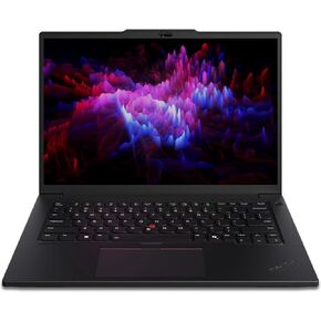 Lenovo ThinkPad P14s Gen 5 Laptop with Intel Core Ultra 7 155H Processor, 14.5" 3K, 120Hz, Non-Touch Display, 64GB RAM, 1 TB SSD, NVIDIA RTX 500 Ada, 5MP RGB+IR Cam, FP Reader, and Win 11 Pro