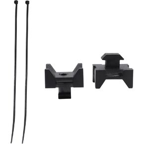 10 Packs 40 Series Plastic Zip Tie Mounting Block Cable Tie Mount, Wire Management Block Used with 40 Series Aluminum T-Slot Extrude Profiles