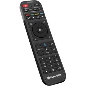 Authorized Original SuperBox Voice Remote Control for All Superbox Models, Universal Super Box Bluetooth Remote Control Compatible with S1, S2, S3, S4, S5 Pro, S5, S6 Max, S6 Ultra, Elite Pro+