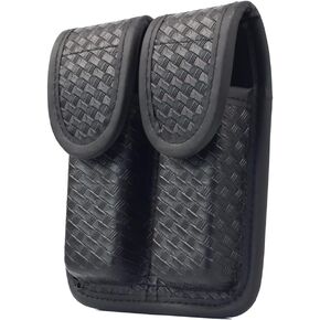 Double Magazine Pouch, Molded Double Mag Pouch Holder, Hidden Snap Double Magazine Holster