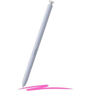S25 Ultra S Pen Replacement for Samsung Galaxy S25 Ultra 5G All Versions Light Sliver Stylus Pen, 4096 Pressure Senesor, with 5pcs Tips/Nibs (White/Blue)