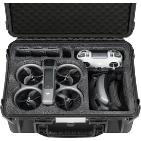 Case for DJI Avata 2 Drone Combo - Hard Case with Foam for DJI Avatar 2 Fly More Combo/Goggles 3/RC Motion 3/FPV Remote Controller, Waterpoof Carrying Case Fits for DJI Avata 2 Accessories (Only Case)