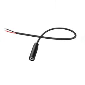 1PCS 0.25M/0.8FT 2.5mm Female Plug to Bare Wire Open End，2.5mm TS 2 Pole Female Mono Extension Cable for Replacement 2.5mm Cable
