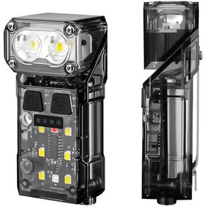 Outdoor LED Multi-Functional Headlamp,Rotating Sensoring COB Headlight,Keychain Flashlight with Strong Light for Household,Emergency,Camping,Hiking,Repair and Fishing.
