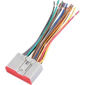 71-5520 Car Stereo CD Player Wiring Harness Wire Radio Adapter Plug for Mercury Monterey 2004-2007 Auto Replacement Parts