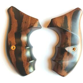 BMPL Hardwood Open Back Taurus Model 85 856 M 85 M85 M856 .38 Special 2" 2 inch Grips Hard Wood Checkered Finger Groove Handmade Handcraft