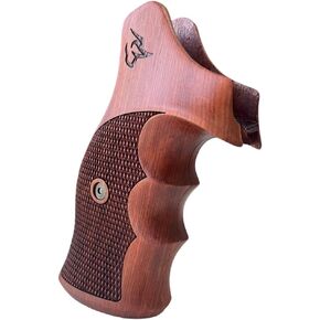 New! Wood Grip Compatible with Taurus Raging Bull/Raging Hunter 454 460 480 500 Rough Texture/Checker Hardwood#Rag01
