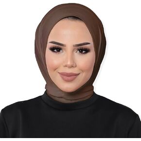 حجاب عمامة إسلامية فورية للنساء، وشاح رأس من الجيرسي الفاخر، حجاب فوري مع مشبك | عمامة جيرسي جاهزة مخيطة مسبقًا