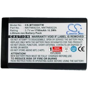 XSP 1700mAh Replacement Battery for DTR650, MTH650, DTR410, DTR620, MTH800, DTR520, DTR550 PN NNTN4655, SNN5705D, NNTN6923A, NNTN6922A, NNTN4655B, SNN5705C