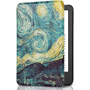 CoBak Case for All New 6 Inch Kindle 2024 and 2022 (11 Generation) - PU Leather Smart Cover, Auto Sleep and Wake, Premium Protective Case for Kindle Basic