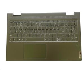 Replacement Laptop Upper Case Palmrest Backlit-Keyboard Touchpad Assembly Part for Lenovo Yoga 7-15ITL5 5CB1A22456 5CB1A22487 (Gray)