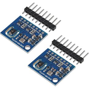 2PCS ENS160+AHT21 Carbon Dioxide CO2 eCO2 TVOC Air Quality and Temperature and Humidity Sensor Replace CCS811 for Arduino