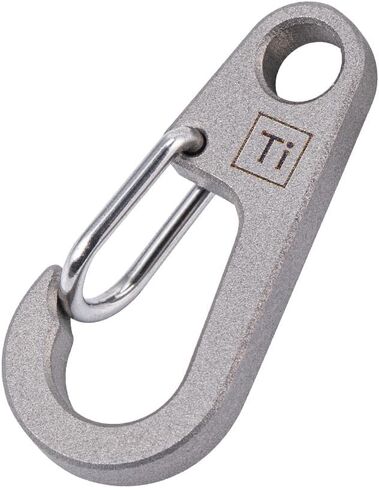 Rovyvon RC01 Titanium Keyring Carabiner ، مقطع Carabiner السريع للخدمة الشاقة مع المتانة الخفيفة الوزن والتصميم الصديق للبيئة (5pcs) in Kuwait