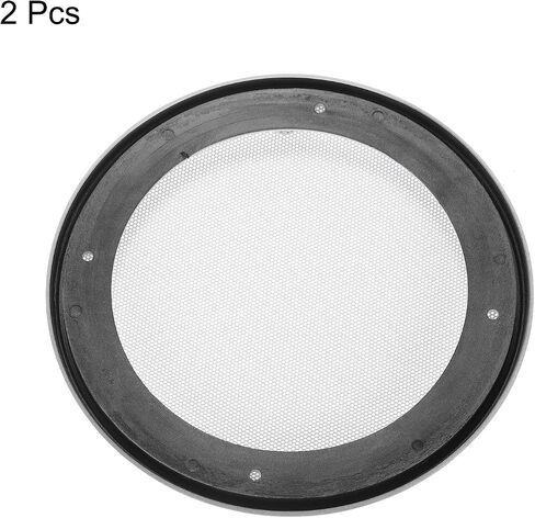 UXCELL 2PCS 8 "شواية شبكة دائرة زخرفية الدائرة واقي واقي الغلاف الأجزاء البيضاء in Saudi Arabia