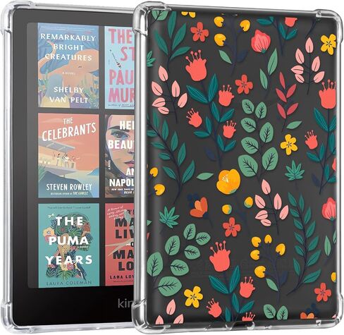 COBAK CLASE CASE لـ Kindle Paperwhite 12th Gen 2024 (7 ") و kindle Colorsoft Signature Edition (7")-غطاء خلفي خفيف للخدش مقاوم للخدش in Saudi Arabia