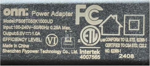 محول طاقة الجدار Micro Micro USB معتمد 5V 1A ، كتلة توصيل محول الطاقة المحمولة العالمي لشاشات الأطفال ، مكبرات الصوت ، سماعات الرأس ، مربع التلفزيون ، الهواتف الذكية Android ، Kindle ، Office Home Use in Saudi Arabia