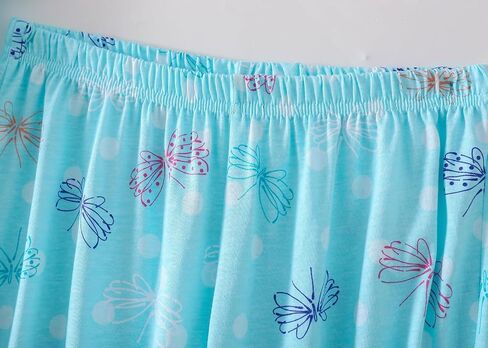 CHUNG Women Cotton Pajama Sets Sleepwear pjs Short Sleeve Shirt Capri Length Crop Pants Cute Vivid Print in Kuwait