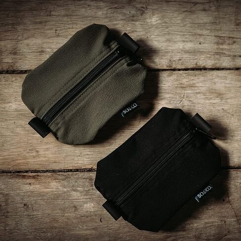 SOA Co - Ranger Small Possibles Pouch | Handcrafted Lightweight Utility Bag for Camping, Bushcraft & EDC | Durable Water-Resistant Zipper Pouch with Stretch Fabric, Easy-Grip Pull Tabs & Gear Storage in Saudi Arabia