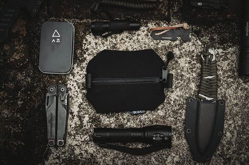 SOA CO - Ranger Possibles Pouch | حقيبة فائدة خفيفة الوزن مصنوعة يدويًا للتخييم ، Bushcraft & EDC | حقيبة سحاب مقاومة للماء متينة مع نسيج امتداد وعلامات السحب السهلة وتخزين التروس in Saudi Arabia