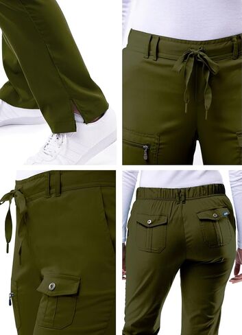 Adar Pro Scrubs for Women - Skinny Leg Yoga Scrub Pants in Saudi Arabia