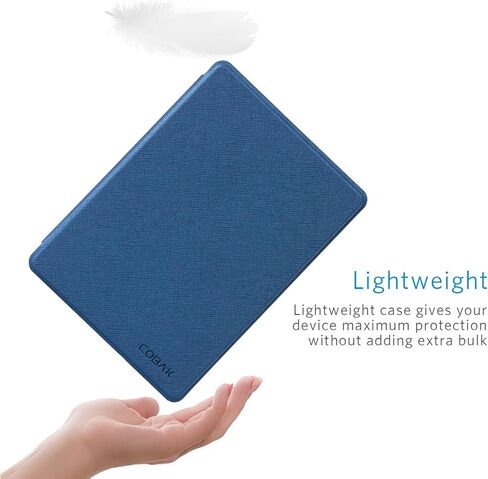 CoBak Case for Kindle Paperwhite 12th Gen 2024 (7") & Kindle Colorsoft Signature Edition - All New PU Leather Cover with Auto Sleep Wake Feature for Kindle Paperwhite Signature 2024 Released in Saudi Arabia