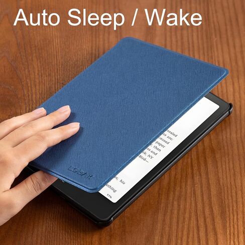 CoBak Case for Kindle Paperwhite 12th Gen 2024 (7") & Kindle Colorsoft Signature Edition - All New PU Leather Cover with Auto Sleep Wake Feature for Kindle Paperwhite Signature 2024 Released in Saudi Arabia