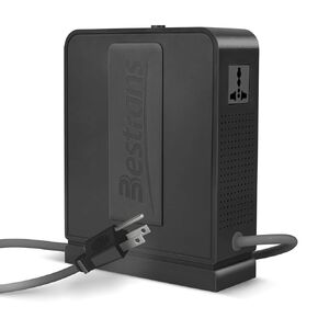 Step Up Transformer 110v to 220v, Heavy Duty 1000W Power Transformer, Step Up Voltage Converter with 2 Universal Outlets for 220V Asia Europe Appliance Use in US, Grey