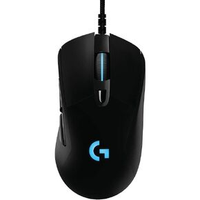 Logitech G403 Hero 25K Gaming Mouse, Lightsync RGB, Lightweight 87G+10G, Braided Cable, 25,600 DPI, Rubber Side Grips (Renewed)