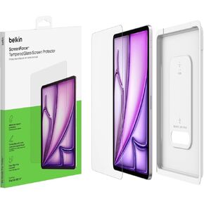 Belkin ScreenForce TemperedGlass Screen Protector for Apple iPad Air 13" 6th Generation, Thin, Extra Durable, Scratch-Resistant w/Easy Installation, Compatible w/Case & Apple Pencil