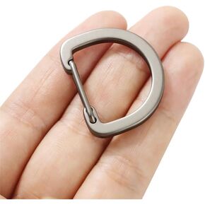 2pcs Carabiner Clip,Key Ring Holder,Spring D-Ring, Quick Release Hook，for Backpack, Clothes, Keychain, Water Bottles