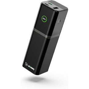 Power Bank, GT19-US-G2 Ultra Power Pillar，19-Min Fast Recharge, 140W High-Power Charge & Discharge, 12,000mAh, 3-Port 176W Output, for MacBook Pro/Air, iPhone 15/14/13, Samsung & More