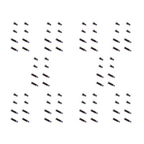 Space Gray Screws 80-Piece 10 Sets Bottom Case Screws Pentalobe P5 Replacement Compatible with 14" A2442 A2779, 16" A2485 A2780 2021 2023 (Space Gray)