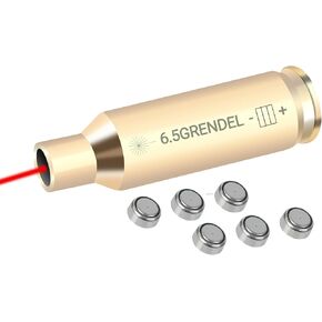 Gotical 6.5Gre Boresighter Laser Boresighter 6.5 Grendel Cartridge Red Laser Bore Sight