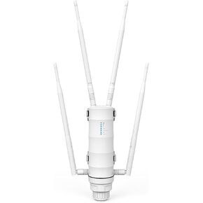 Outdoor WiFi Extender, AC1201 Dual Band 2.4G 5G, PoE Powered, 2 Gigabit Ports, 4x7dBi Antenna