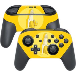 MightySkins Skin Compatible with Nintendo Switch Pro Controller - Banana Inception | Protective, Durable, and Unique Vinyl wrap Cover | Easy to Apply, Remove, and Change Styles | Made in The USA