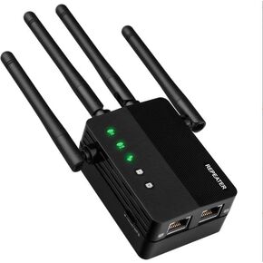 WiFi Extender Signal Booster up to 13k+sq. ft, Internet Booster for Home up to 68+ Devices