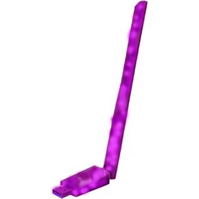 USB WiFi Adapter for Desktop PC - WiFi 6 Adapter AX1800 Dual Band 2.4G/5G PC WiFi Adapter USB3.0 WiFi Dongle WiFi Antenna USB Network Adapter for Laptop Supports Win10/11 USB wireless Adapter (Purple)
