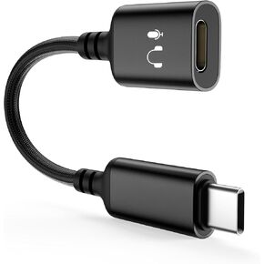 TechMatte USB C to Lightning Audio Jack Headphone Adapter for iPhone 16/15 Series, iPad Pro 3/4/5/6th, iPad Air 4/5/6th, iPad Mini 6, Hi-Fi Audio Quality [Not for Charging and Wireless Microphone]