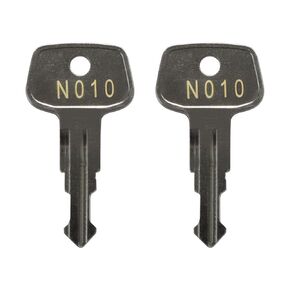 N010 THULE استبدال مفاتيح ، مفتاح إطار سلسلة THULE ، مفاتيح استبدال التزلج على التزلج ، سقف ، مربع الشحن ، رفوف الناقل والأشرطة العادية [الرمز N010 أو N010R-010R]