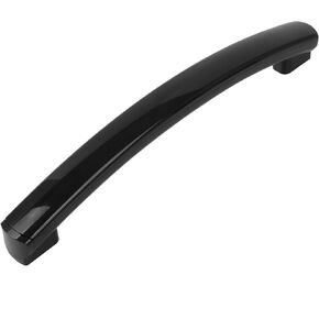 BQLZR Microwave Oven Door Handle Black Plastic 11.22Inch Replacement for GE WB15X24435