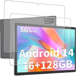Screen Protector for YOBANSE T618 Android 14 Octa-Core Tablet 10 inch 2024,WUNIAK Tempered Glass Film Anti-Scratch High Touch Sensitivity (2 Pack)