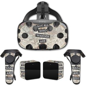 MightySkins Skin Compatible with HTC Vive Full Coverage - Who Wander | Protective, Durable, and Unique Vinyl Decal wrap Cover | Easy to Apply, Remove, and Change Styles | Made in The USA