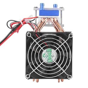 Semiconductor Cooler DC 12V Thermoelectric Cooler Semiconductor Refrigeration Water Chiller Cooling Device for Fish (120W Electroniccomponentfan (180W (Suitable for 40L Fish