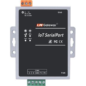 LM IoT SerialPort Converter-Transparent Transmission for RS232/RS485 to Ethernet,Multi-Network (WiFi),Supports MQTT, Modbus RTU, TCP/IP, Remote Configuration via Web (LM IoT SerialPort-101-WiFi)