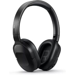 Philips Active Noise Cancelling Headphones Wireless Bluetooth Flat Folding Lightweight Over Ear Wireless Headphones w/Multipoint Bluetooth Connection 30h Playtime with Deep Bass