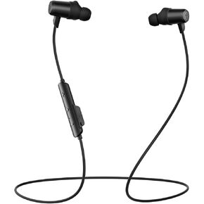 SoundPEATS Q35 HD+ Wireless Earbuds, Bluetooth 5.2 Neckband Headphones, 17 Hours Playtime, IPX5 Sweatproof Sports Magnetic Earphones, Immersive Bass, Built in Microphone, Black
