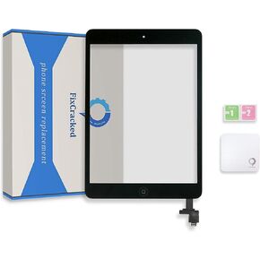 Touch Screen Replacement Parts Digitizer Glass Assembly for Ipad Mini & Mini 2 (Black)