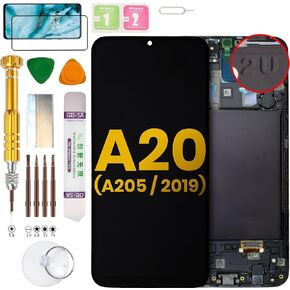 Original LCD Display Assembly for Samsung Galaxy A20 (US Version) SM-A205U, SM-A205U1, SM-A205W Screen Replacement kit in Kuwait