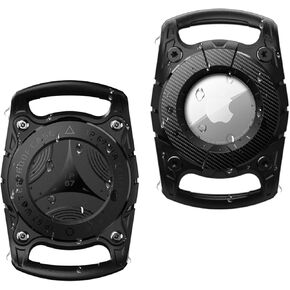 ONEONTA 2 Pack Airtag Dog Collar Holder Waterproof | Airtag Dog Collar with Airtag Holder for Apple Airtag - Protective AirTag Case for Dog Collar, Extra Durable, Lightweight, Fit 1" Width